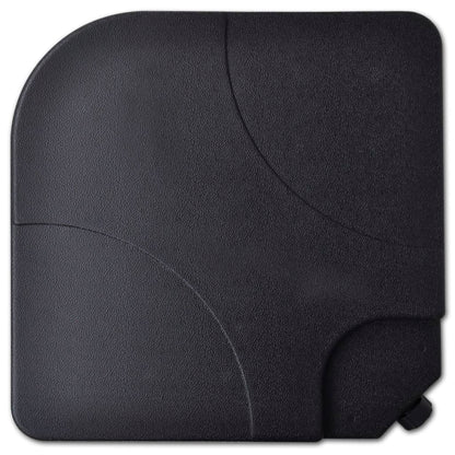 Hageparasoll i aluminium med bærbar fot grønn