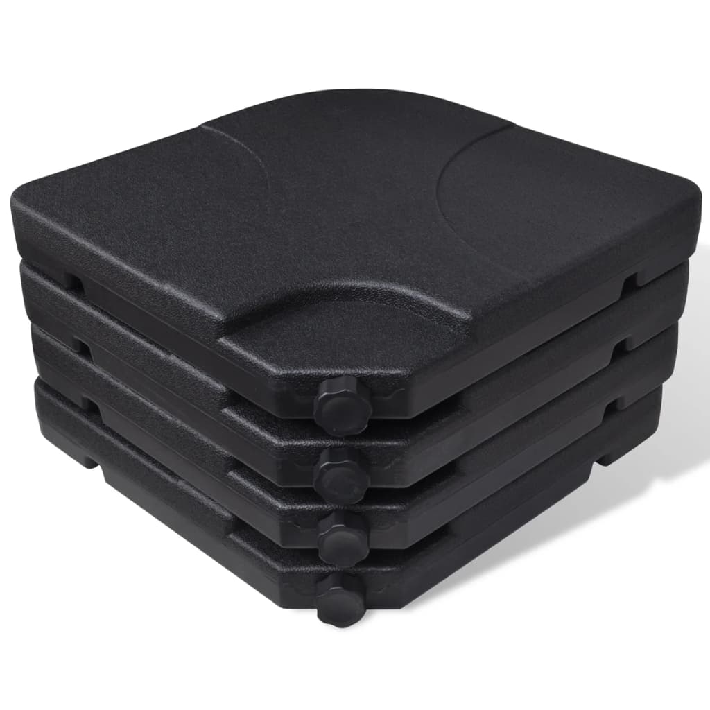 Hageparasoll i aluminium med bærbar fot grønn