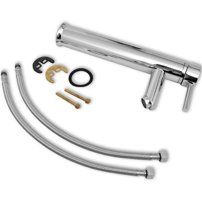 11 deler Baderomsmøblersett med servant og kran Beige