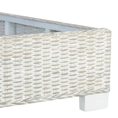 Sengeramme grå naturlig rotting 180x200 cm