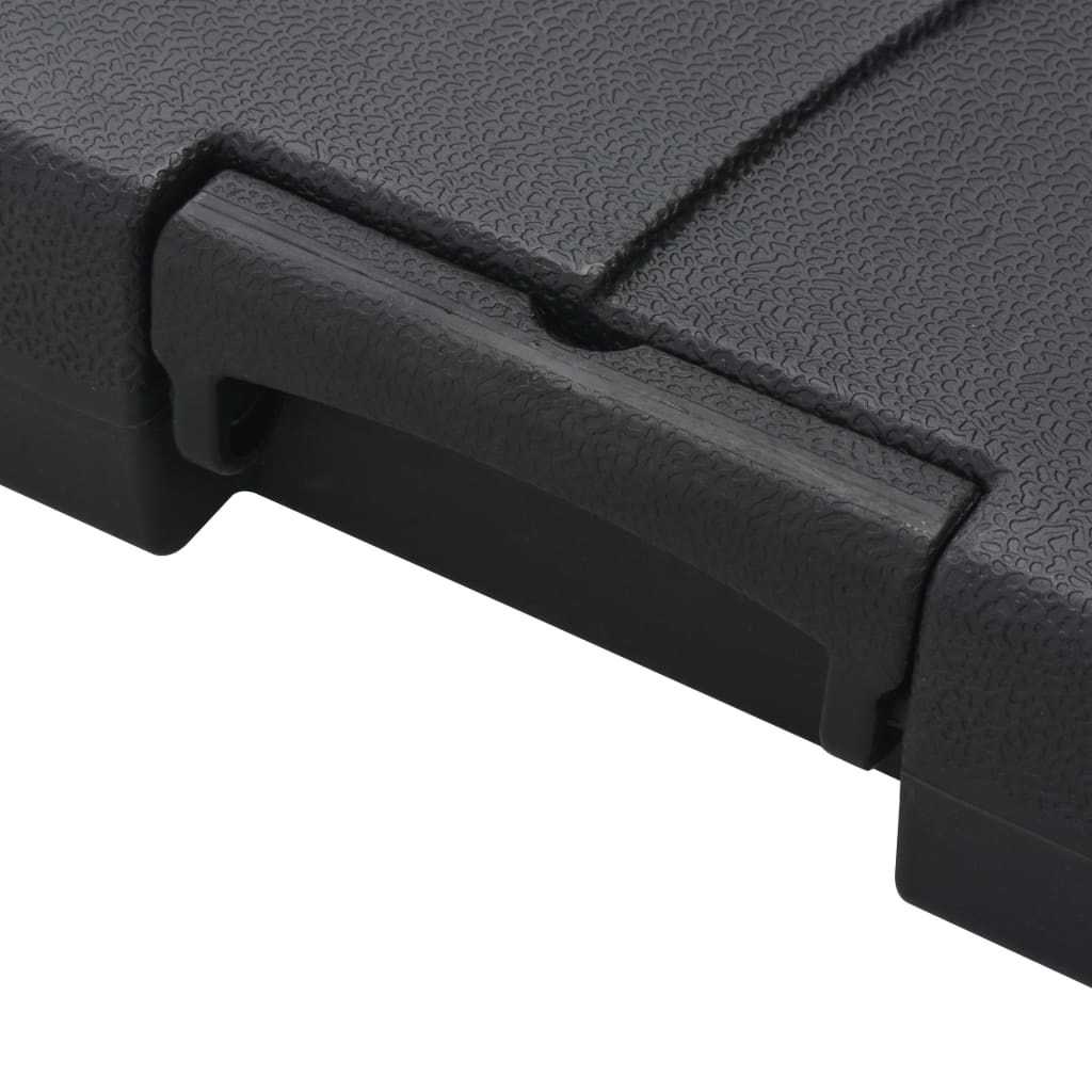 Hageparasoll med bærbar fot antrasitt