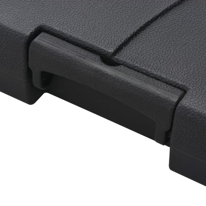 Hageparasoll med bærbar fot grønn