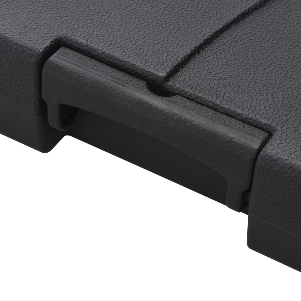 Hageparasoll med bærbar fot gråbrun