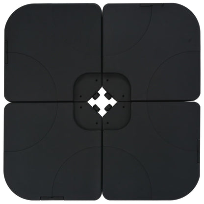 Hageparasoll med bærbar fot grønn