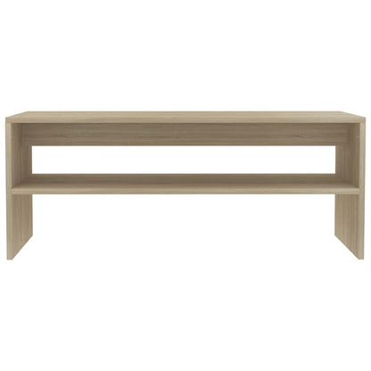 Salongbord sonoma eik 100x40x40 cm konstruert tre