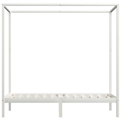 Himmelsengeramme heltre furu hvit 90x200 cm