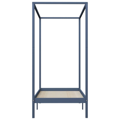 Himmelsengeramme heltre furu grå 90x200 cm