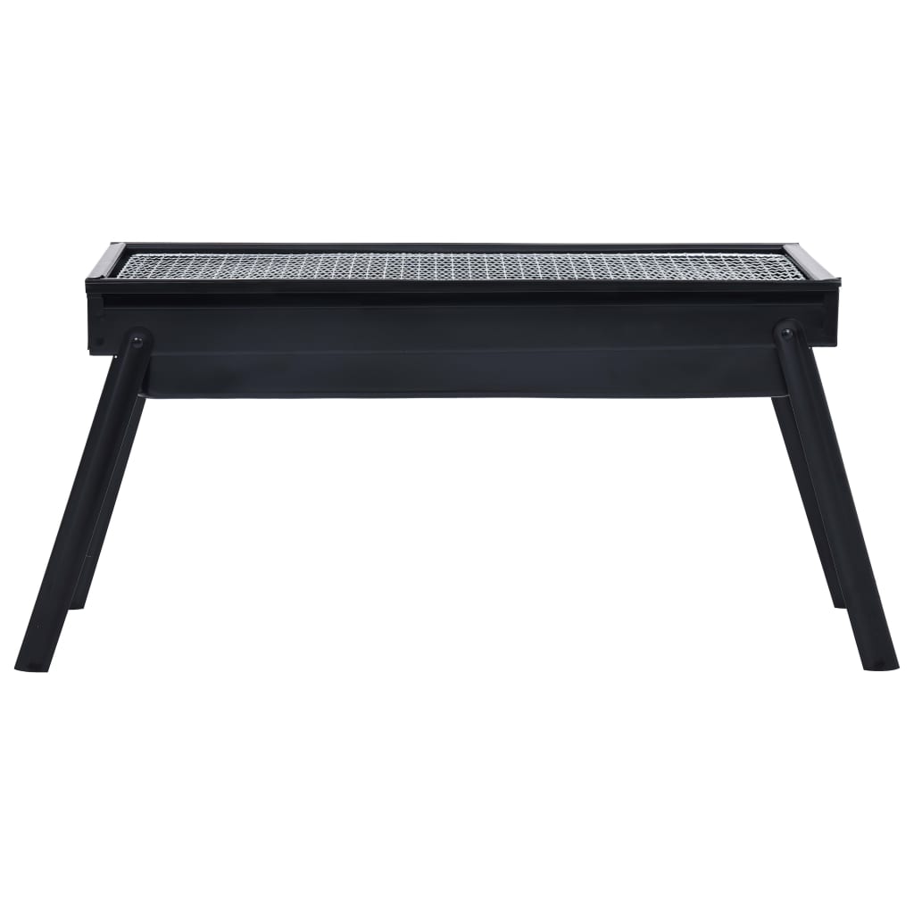 Bærbar campinggrill stål 60x22,5x33 cm