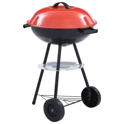 Bærbar kulegrill XXL med hjul 44 cm