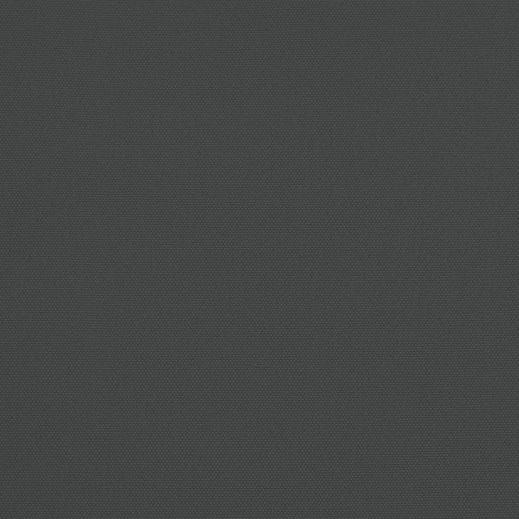 Hageparasoll med aluminiumsstang 180x110 cm antrasitt