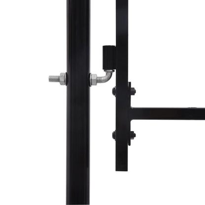 Dobbel hageport med spydhoder 400x200 cm