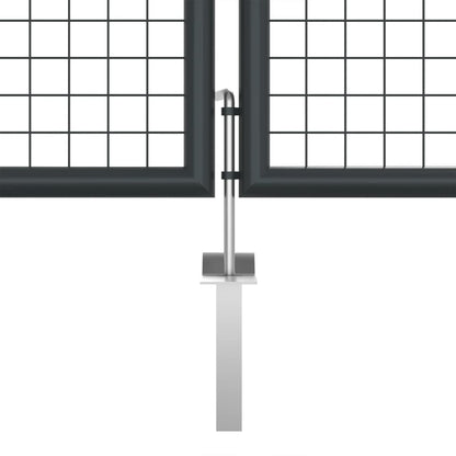 Hageport netting galvanisert stål 400x175 cm grå