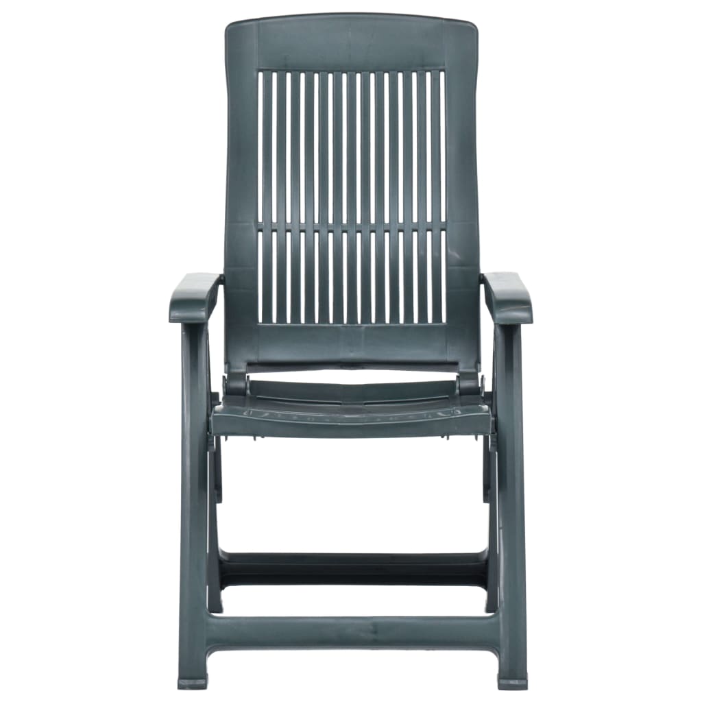 Hagelenestoler 2 stk plast grønn