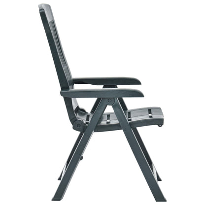 Hagelenestoler 2 stk plast grønn