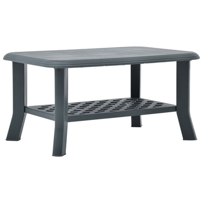 Salongbord grønn 90x60x46 cm plast