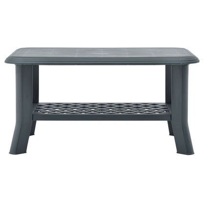Salongbord grønn 90x60x46 cm plast