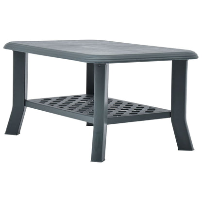 Salongbord grønn 90x60x46 cm plast
