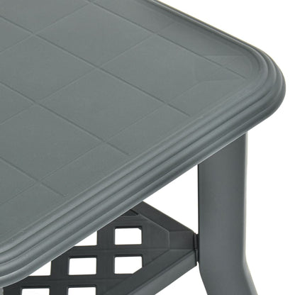 Salongbord grønn 90x60x46 cm plast