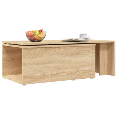 Salongbord sonoma eik 150x50x35 cm konstruert tre