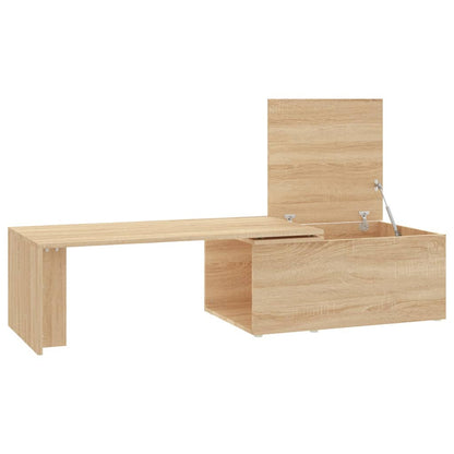 Salongbord sonoma eik 150x50x35 cm konstruert tre