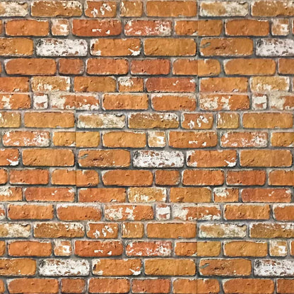 3D veggpaneler med lysebrunt mursteindesign 10 stk EPS