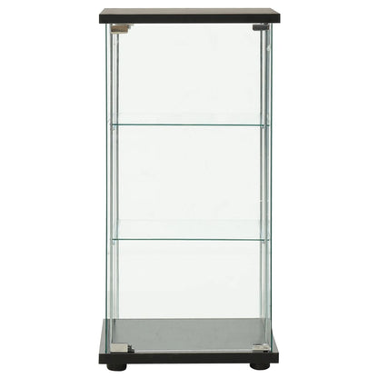 Oppbevaringsskap herdet glass svart