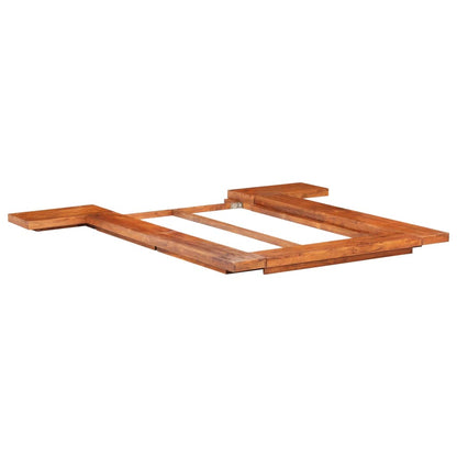 Japansk sengeramme heltre akasie 100x200 cm