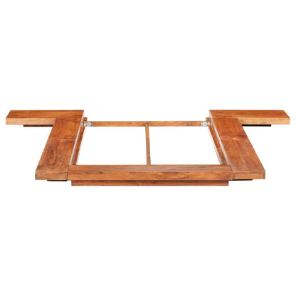 Japansk sengeramme heltre akasie 100x200 cm