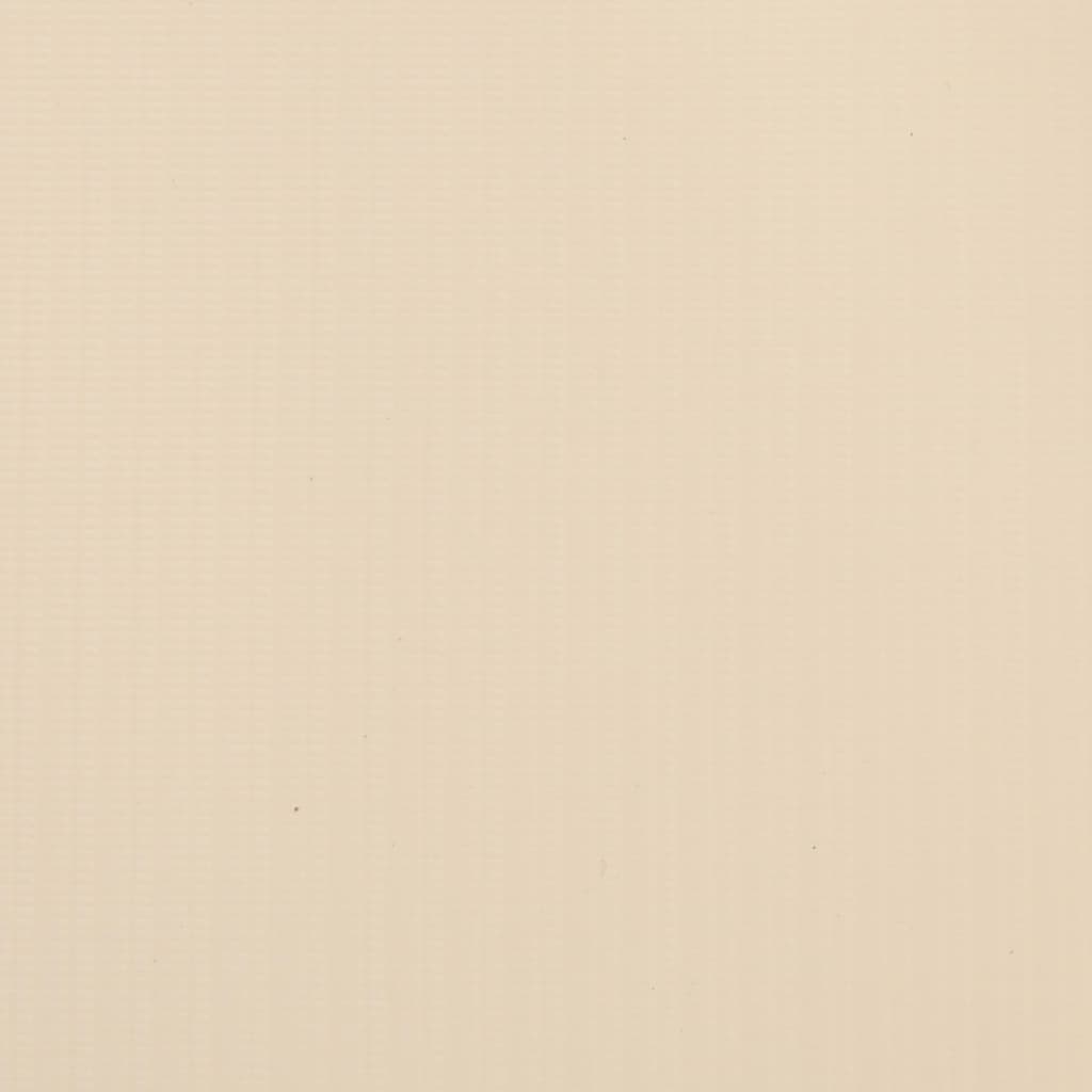 Hageskjerm PVC 35x0,19 m kremhvit