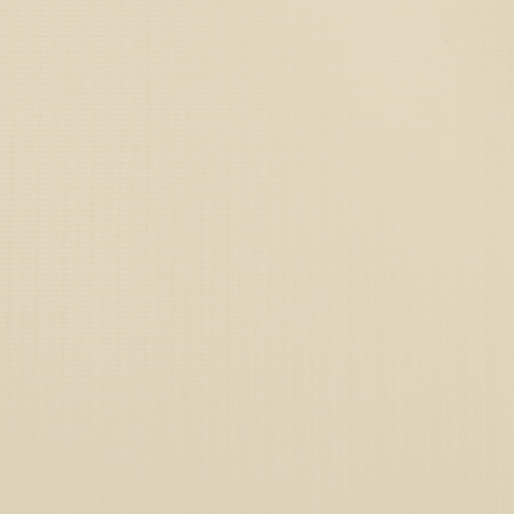 Hageskjerm PVC 70x0,19 m kremhvit