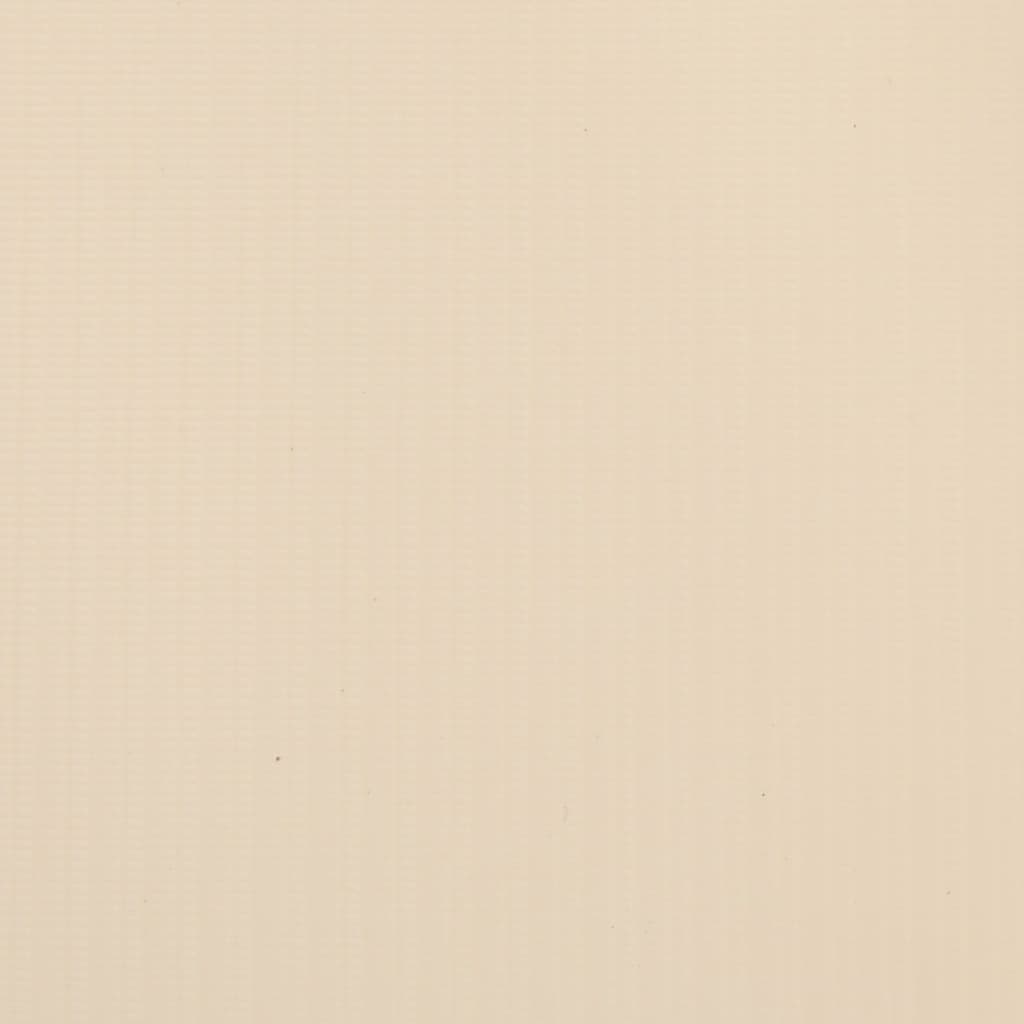 Hageskjerm 4 stk PVC 35x0,19 m kremhvit