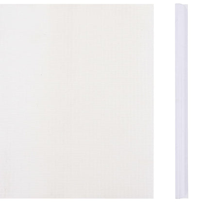 Hageskjerm PVC 35x0,19 m hvit