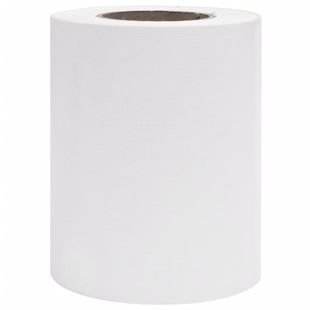 Hageskjerm 4 stk PVC 35x0,19 m hvit