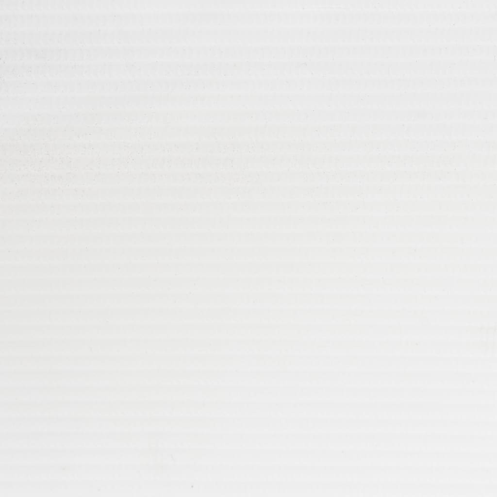 Hageskjerm 4 stk PVC 35x0,19 m hvit