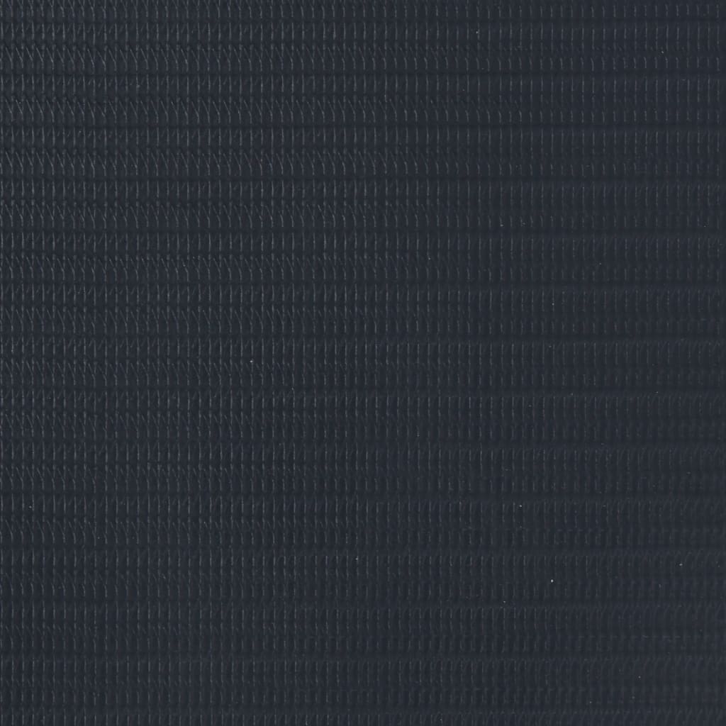 Hageskjerm PVC 35x0,19 m matt mørkegrå