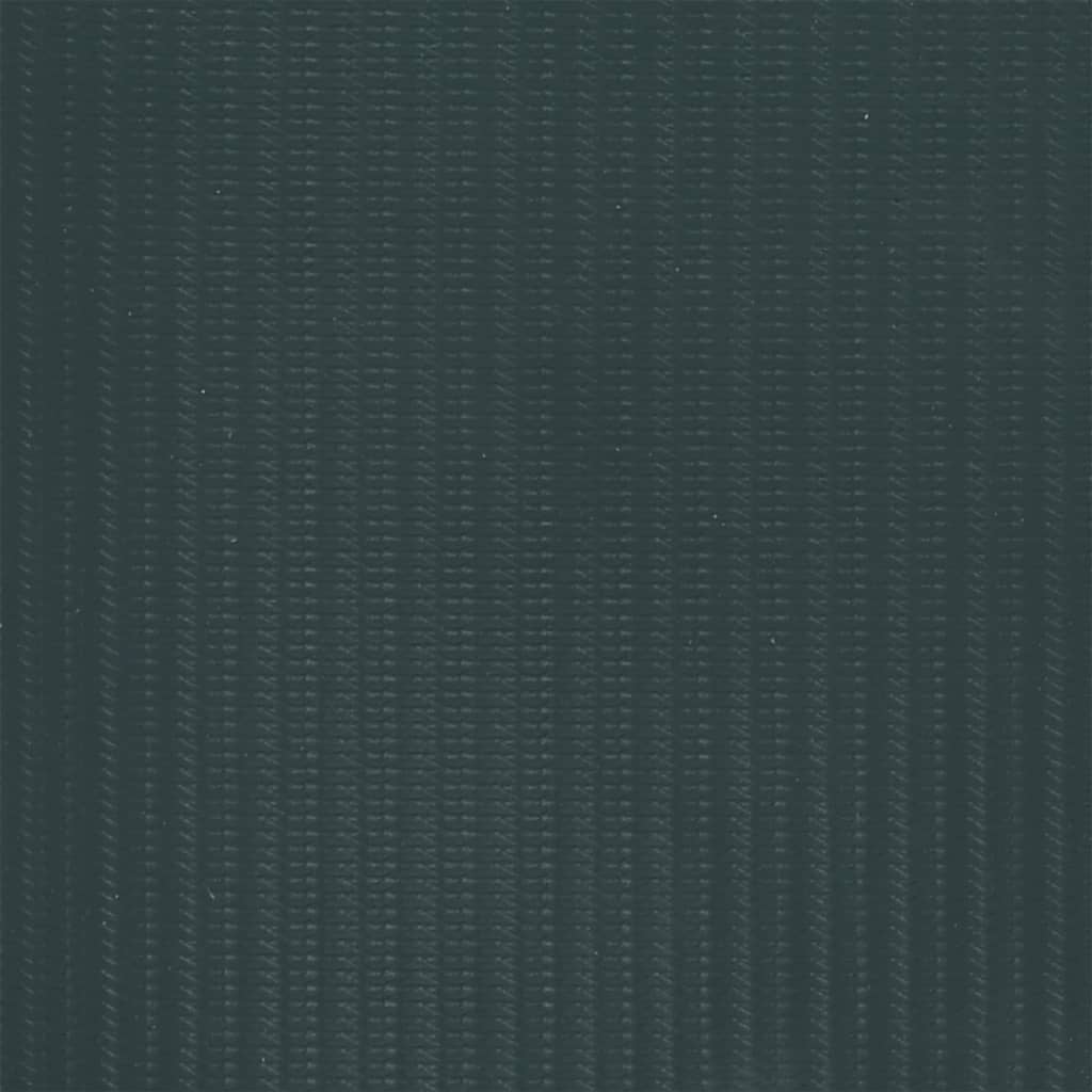 Hageskjerm 4 stk PVC 35x0,19 m matt grønn