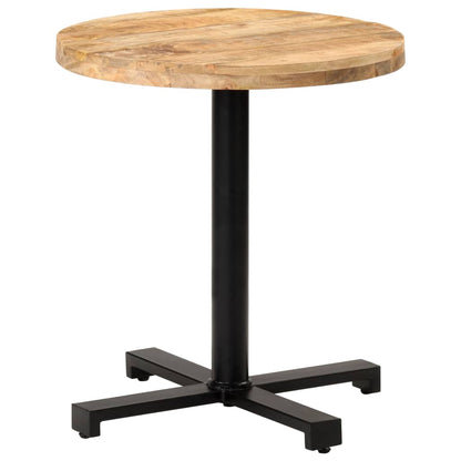 Bistrobord rundt Ø70x75 cm grovt mangotre