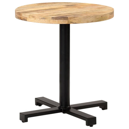 Bistrobord rundt Ø70x75 cm grovt mangotre