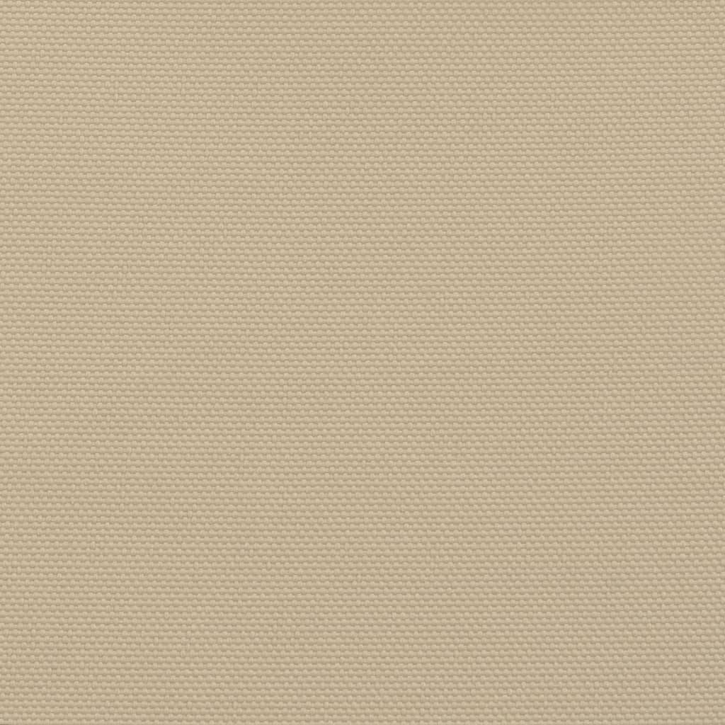 Solseil oxfordstoff trekantet 3x4x4 m beige