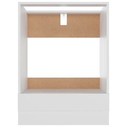 Ovnskap "Riga" hvit 60x46x81,5 cm konstruert tre