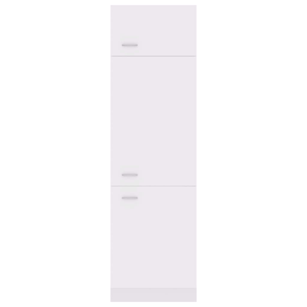 Skap for kjøkkenskap "Lyon" hvit 60x57x207 cm konstruert tre