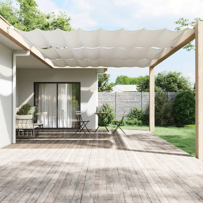 Vertikal markise hvit 250x360 cm oxfordstoff
