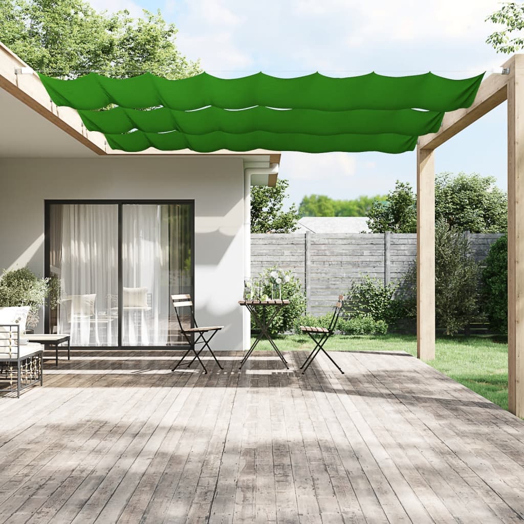 Vertikal markise lysegrønn 60x800 cm oxfordstoff