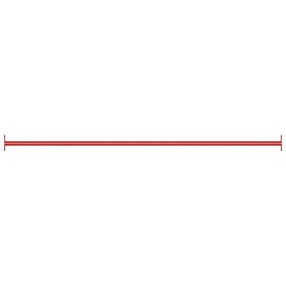 Svingstang 125 cm stål rød