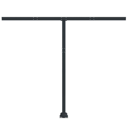 Markisestolpesett antrasitt 300x245 cm jern