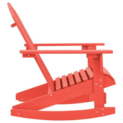 Adirondack gyngestol heltre gran rød