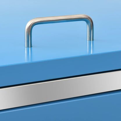 Søppeldunkskur enkelt 69x77,5x112,5 cm rustfritt stål