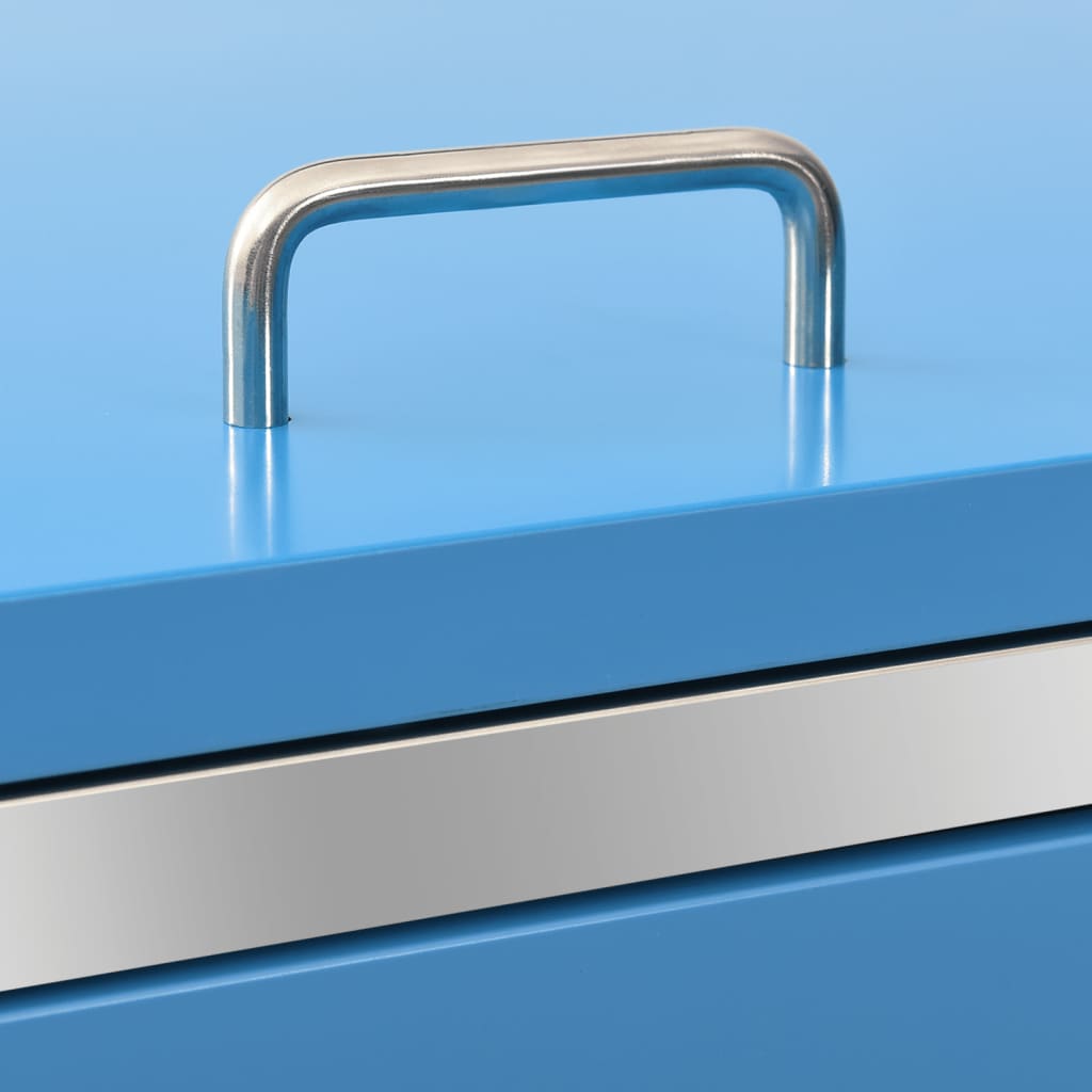 Søppeldunkskur dobbelt 138x77,5x112,5 cm rustfritt stål