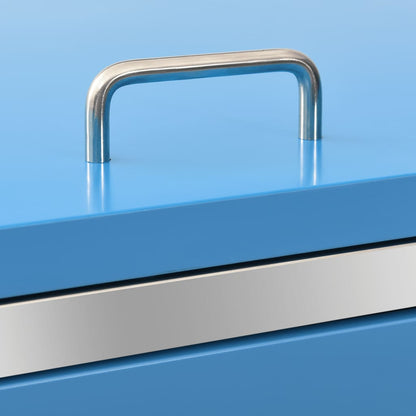 Søppeldunkskur dobbelt 138x77,5x112,5 cm rustfritt stål