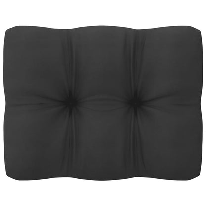 Hagesofa med puter 2 seter grå heltre furu